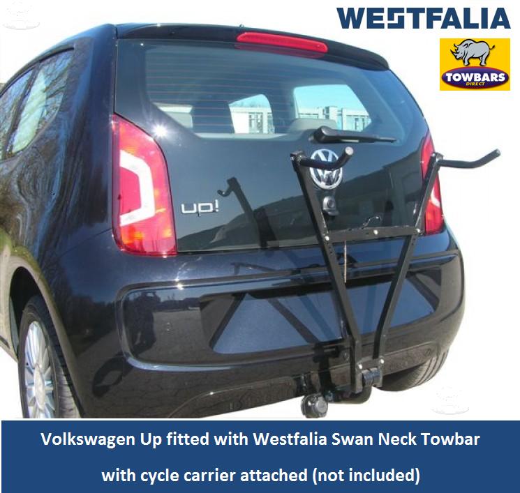 Swan Neck Towbar for Volkswagen Up, Skoda Citigo & Seat Mii for Cycle
